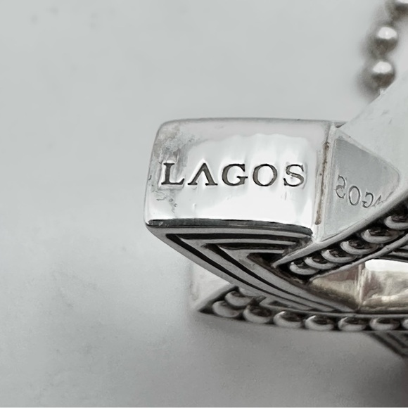 Lagos Silver Star of David Pendant Necklace New w/ Tags - Picture 8 of 12